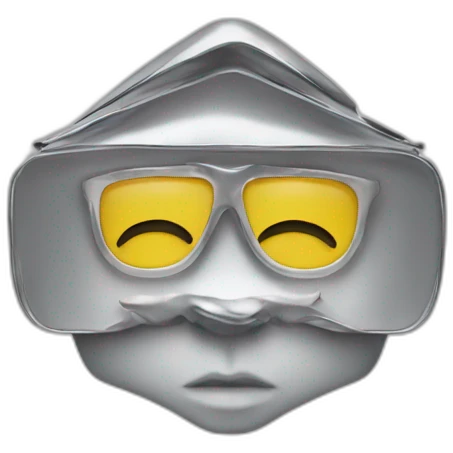 Prada metal logo emoji