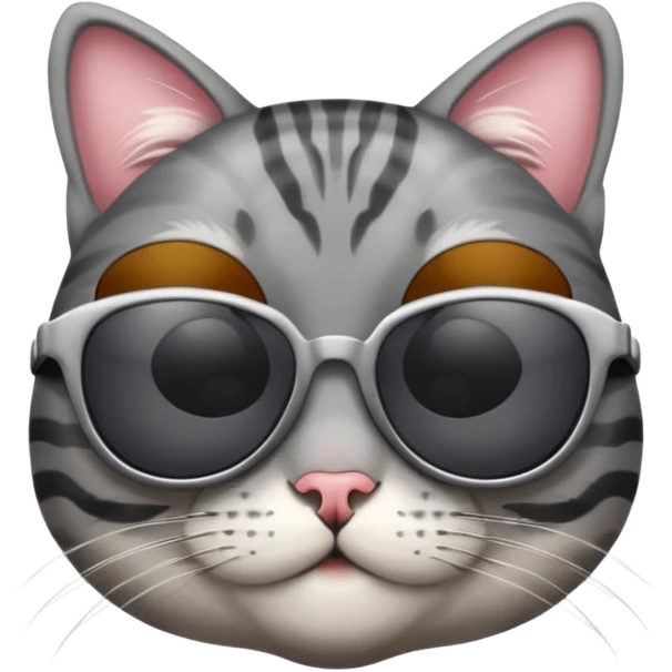 Cat wearing sunglasses emoji