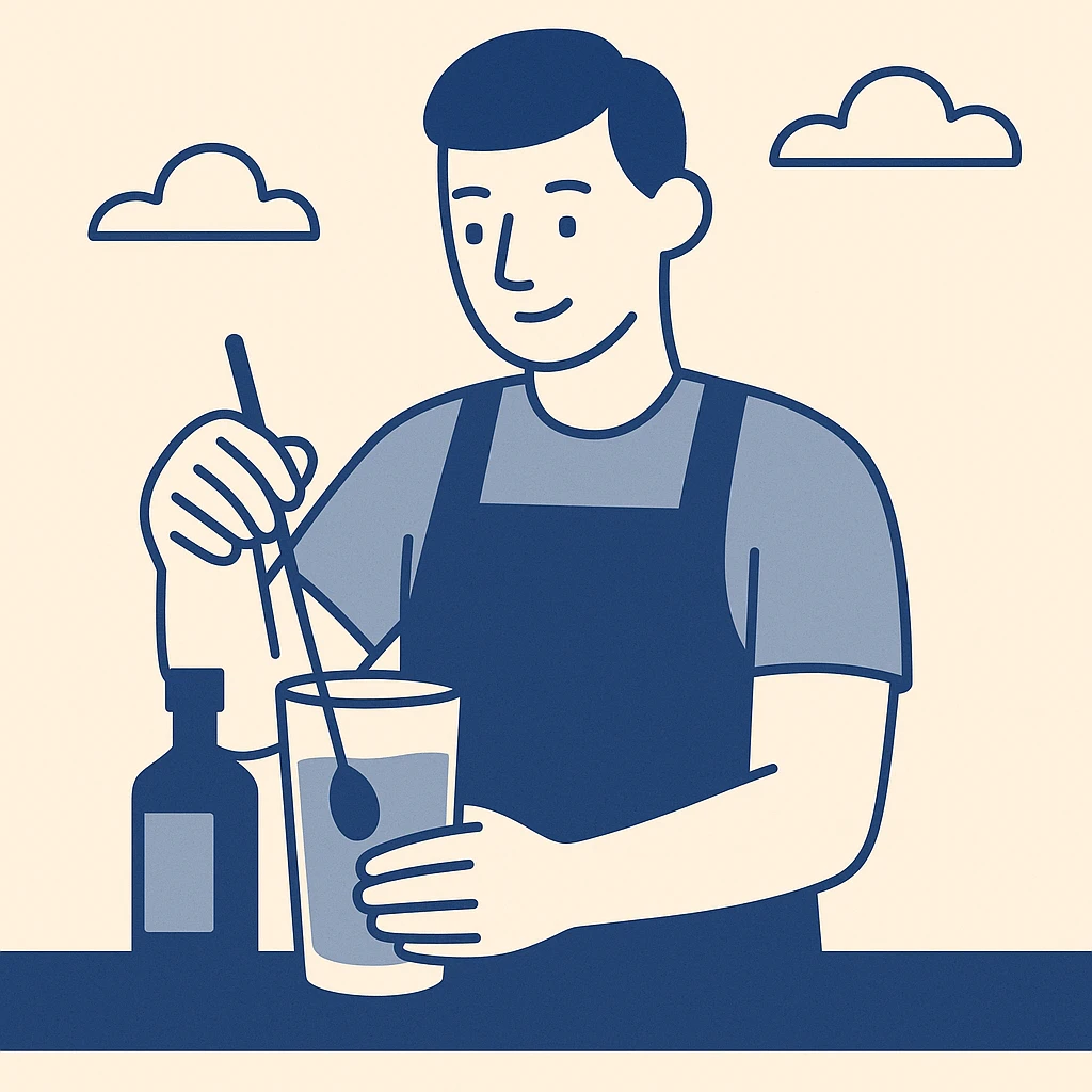 bartender mixing drinks emoji