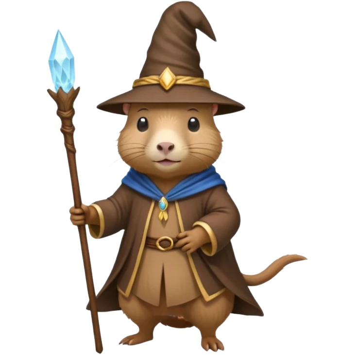 Capybara wizard emoji
