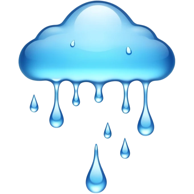 Water droplets dripping  emoji