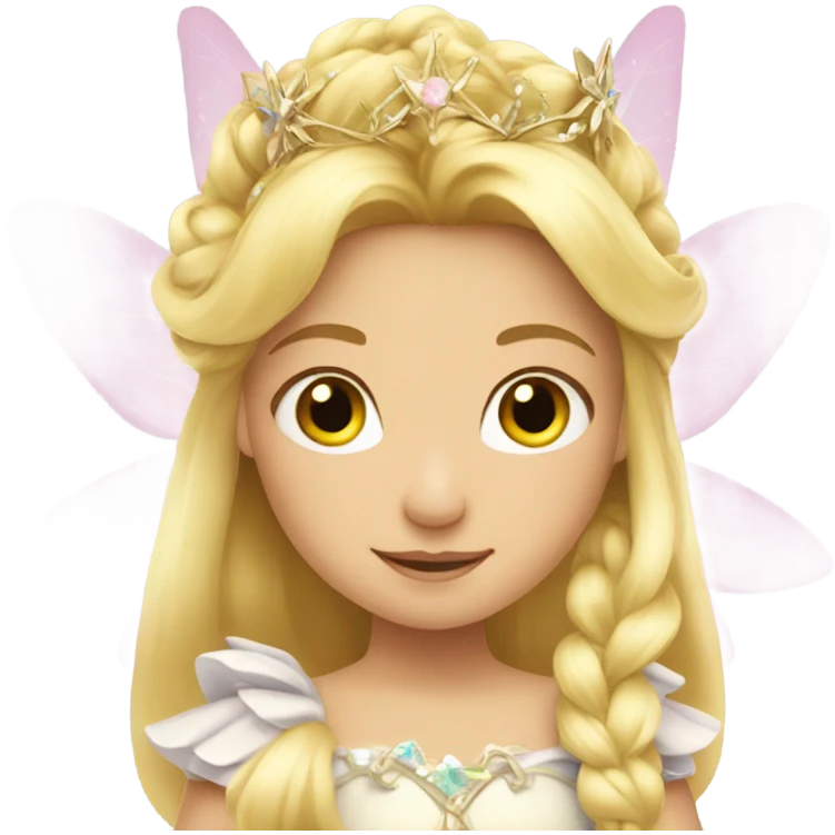 Blond fairy princess magical  emoji