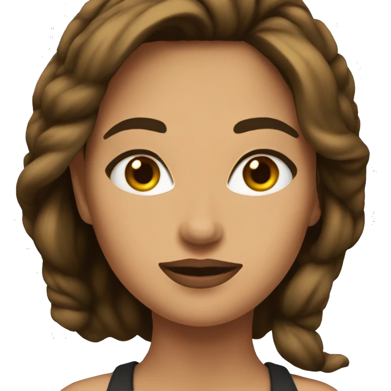 Femme brune fatale  emoji