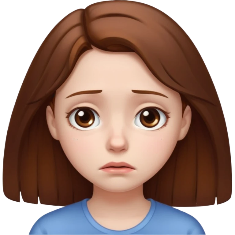 Sad girl emoji