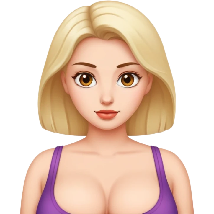 Женщина с большими сиськами emoji