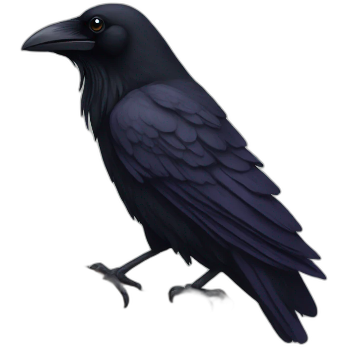 depression raven emoji