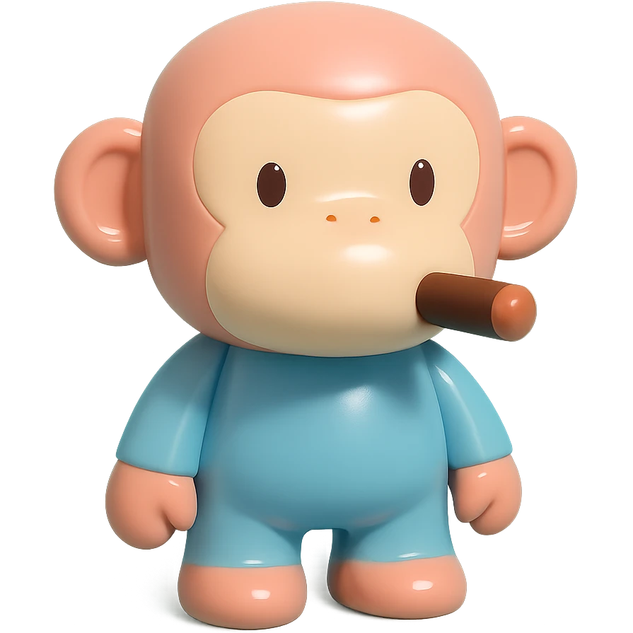 monkey with cigar emoji