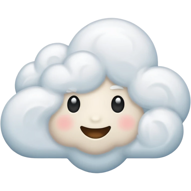 white cloud no face emoji