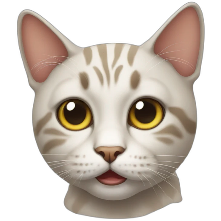 ugly cat emoji