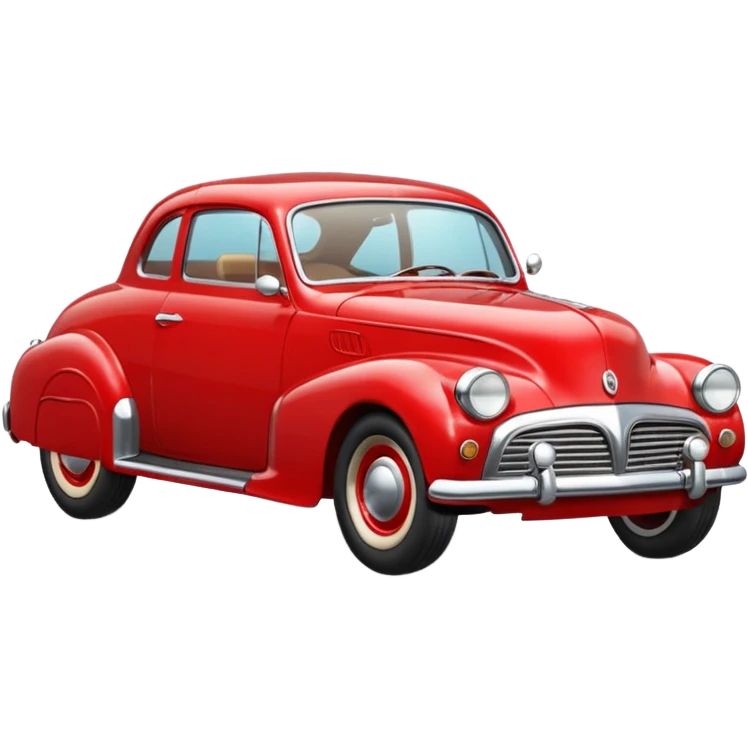 Old style car emoji