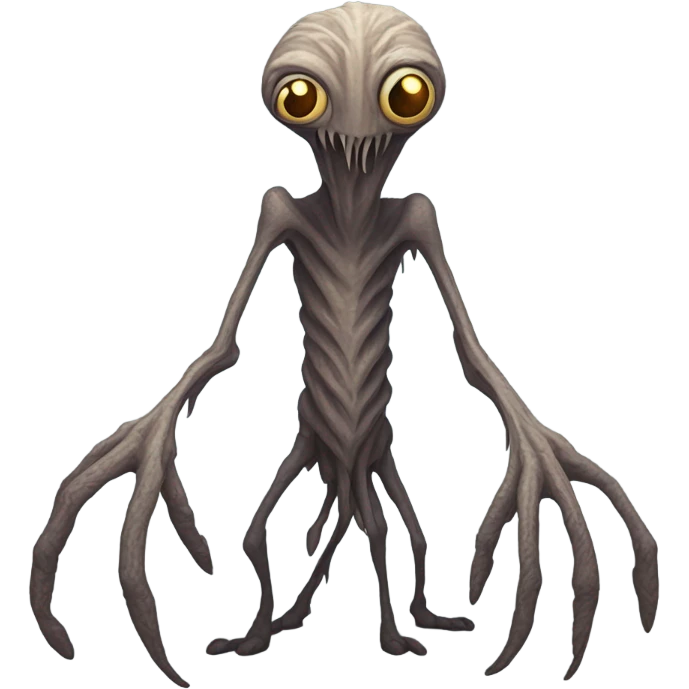 creepy mystical forest creature emoji