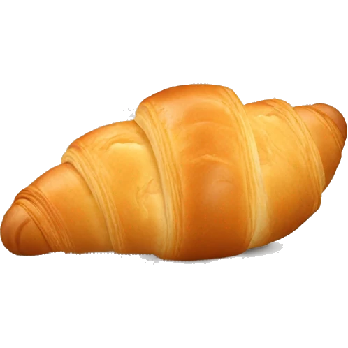 croissant eating croissant emoji