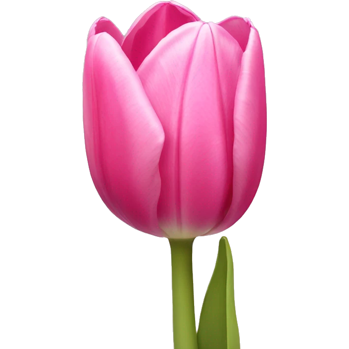 Pink tulip emoji