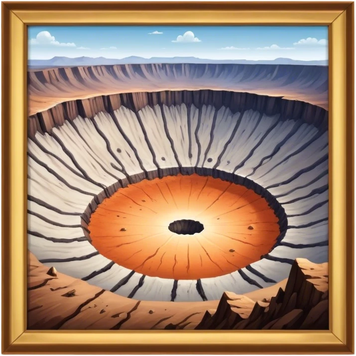 Crater emoji