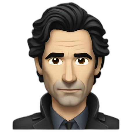 Ben Chaplin as cyberpunk detective emoji