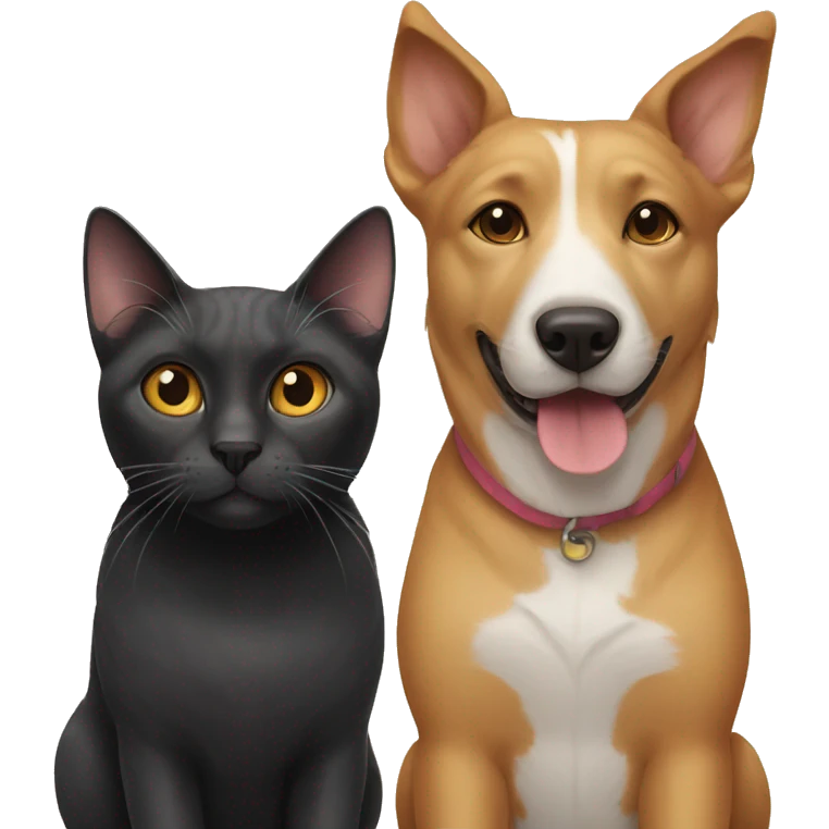 cat & dog emoji