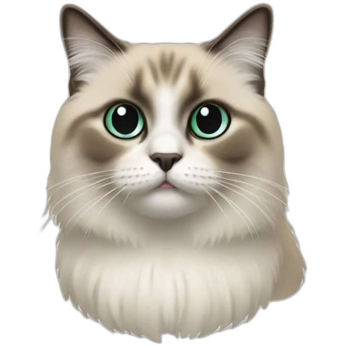 Chat sacré de Birmanie emoji