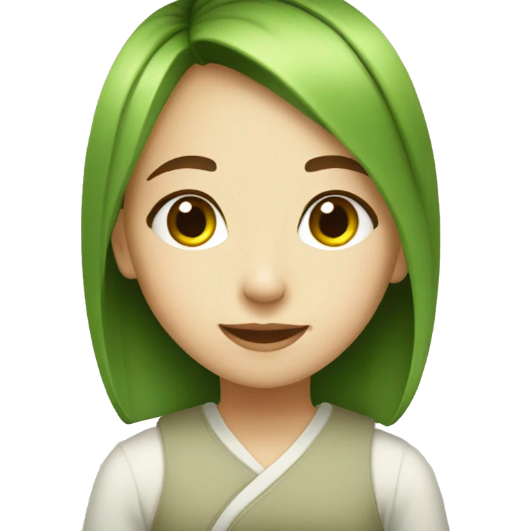 GIRL matcha emoji
