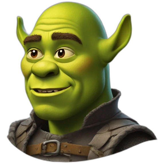 shrek in dark fantasy style  emoji