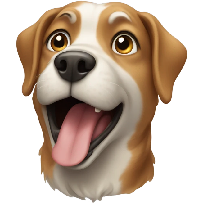 dog barking emoji
