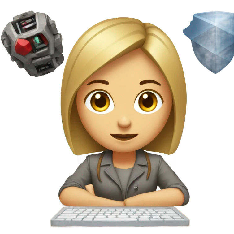 polish woman doing angular development emoji