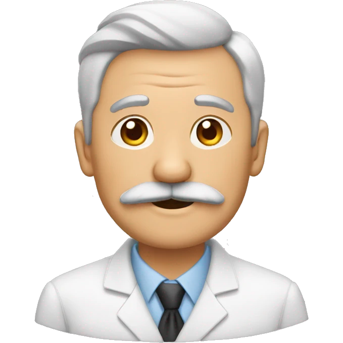 Abuelo con bigotes  emoji