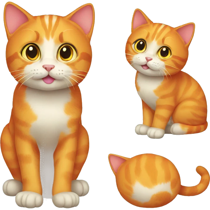Orange cat emoji