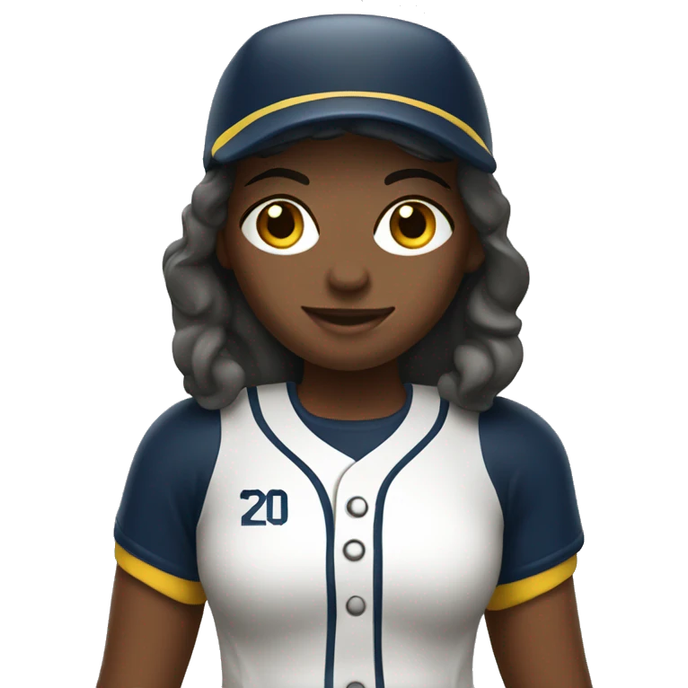 Softball player emoji