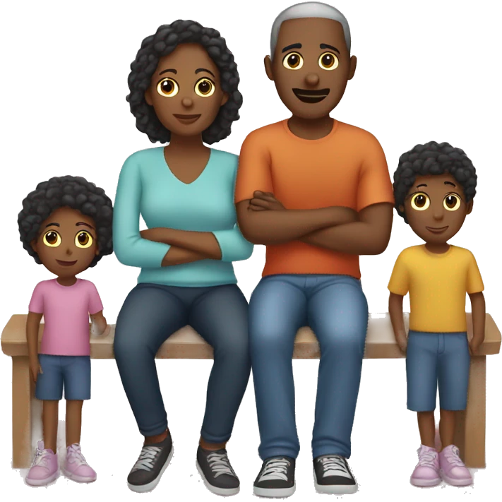 Family 4 person emoji