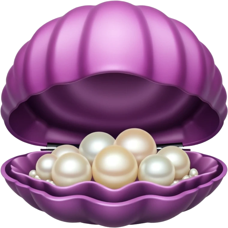 Girly clamshell with pearl inside emoji