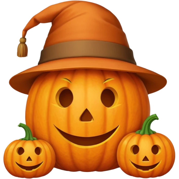 pumpkin hat emoji