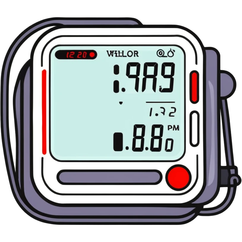 Blood pressure monitor  emoji