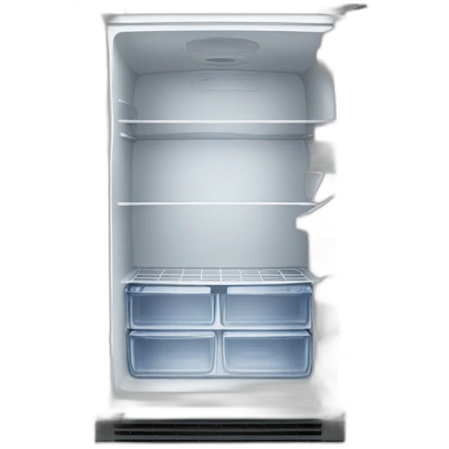 Empty fridge emoji