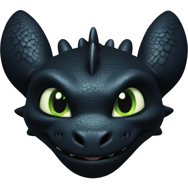 Night Fury Toothless dragon emoji