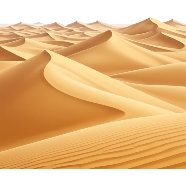desert landscape background icon, golden sand dunes, soft sunlight, subtle wind trails, fantasy desert atmosphere, 3D cartoon style, mobile game background, clean composition, no characters, no buildings, no text, no watermark emoji