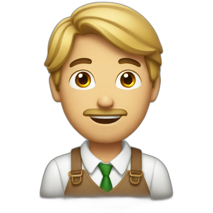 A guy learning hungarian emoji