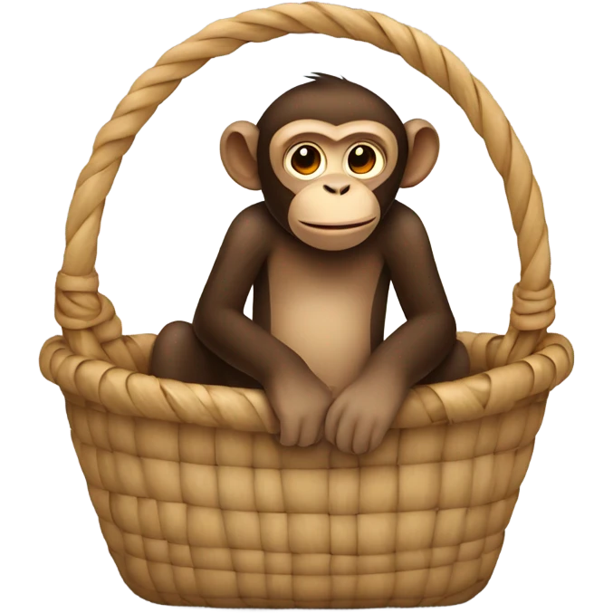 monkey in a basket emoji