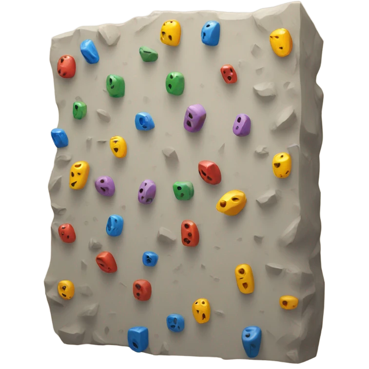 Climbing wall emoji