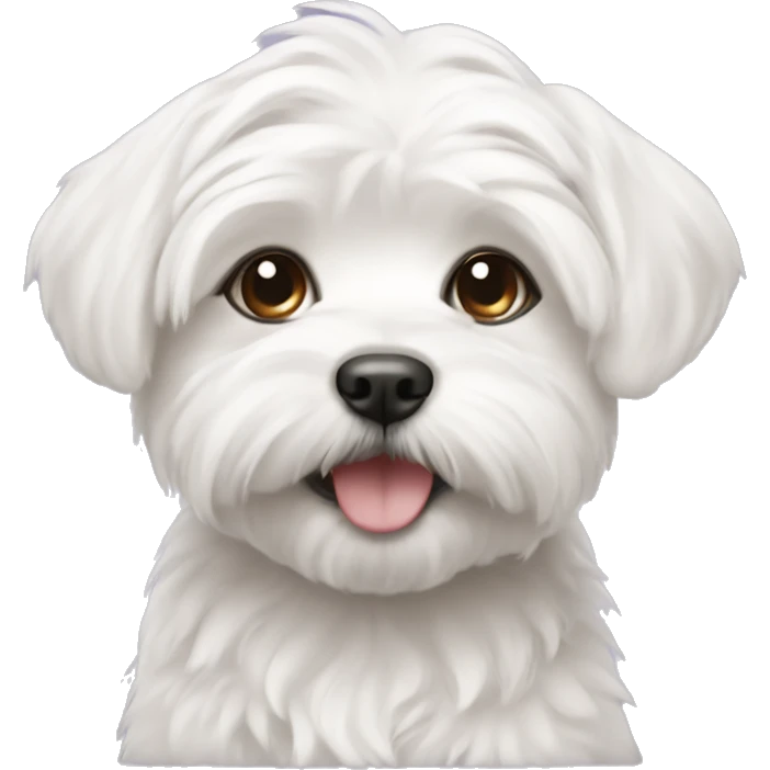 Maltese puppy emoji
