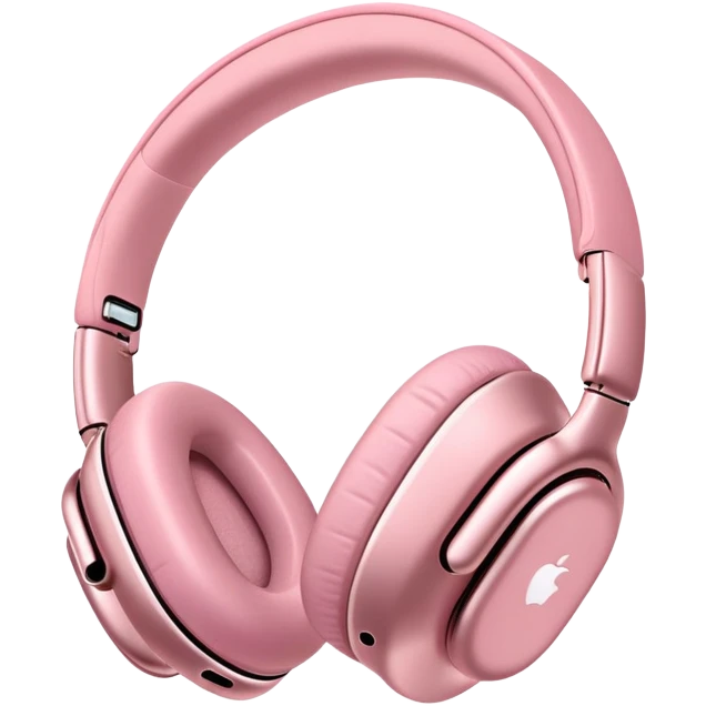 pink airpods max headphones emoji