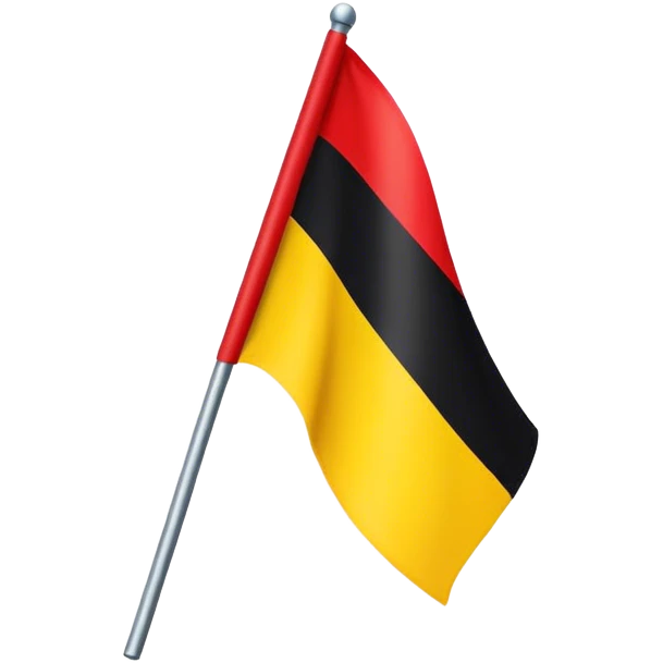 red yellow black and white flag emoji
