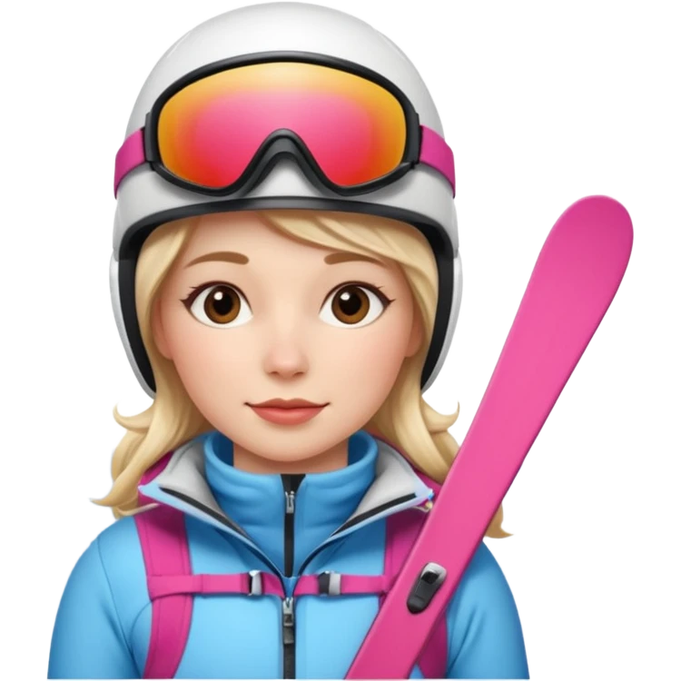 Woman Skiing, Matterhorn emoji