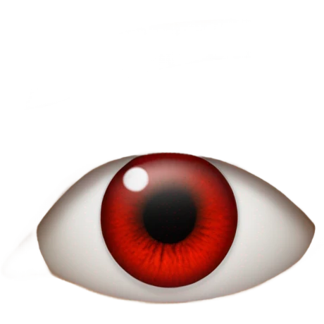 Red Eye emoji