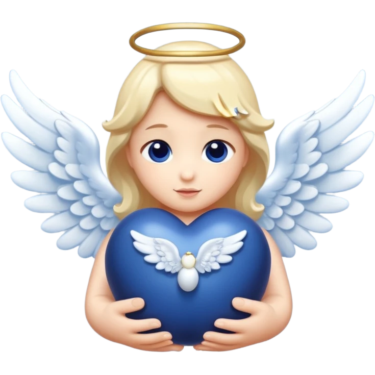 blueberry with angel wings emoji