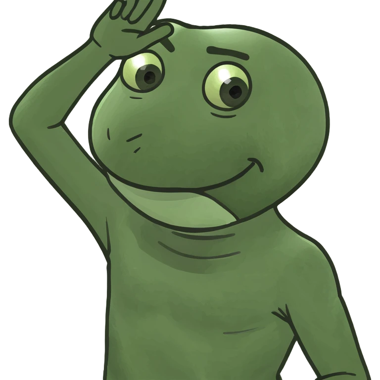 Una persona haciendo el dab  emoji