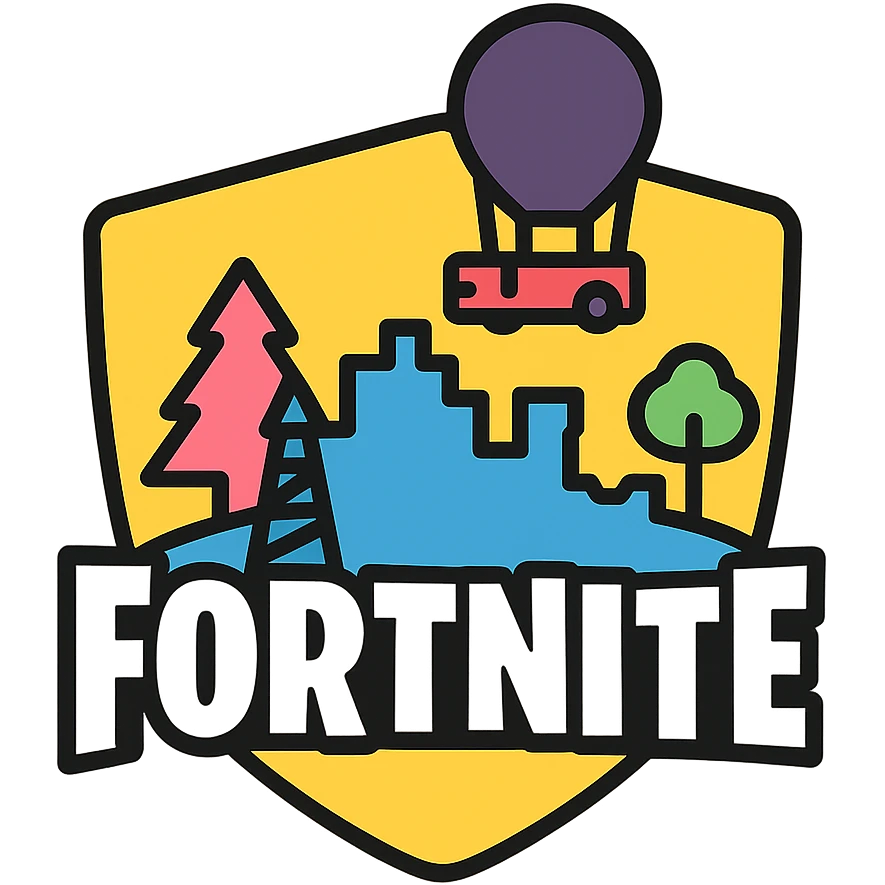 Fortnite character or logo colored icon emoji