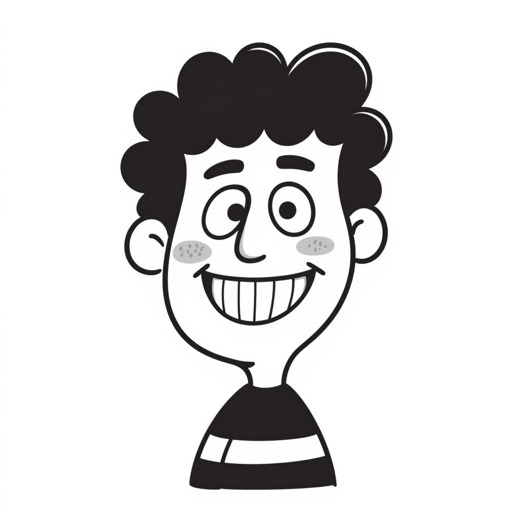 funny face with big grin and rosy cheeks emoji