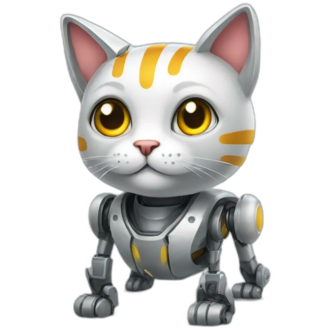 Robot cat emoji