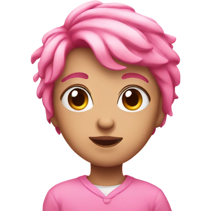 Pink cute  emoji