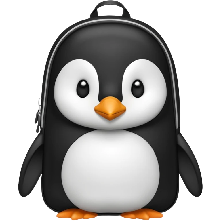 penguin backpack emoji